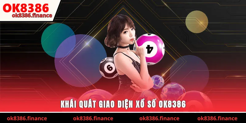 Khái quát giao diện xổ số OK8386